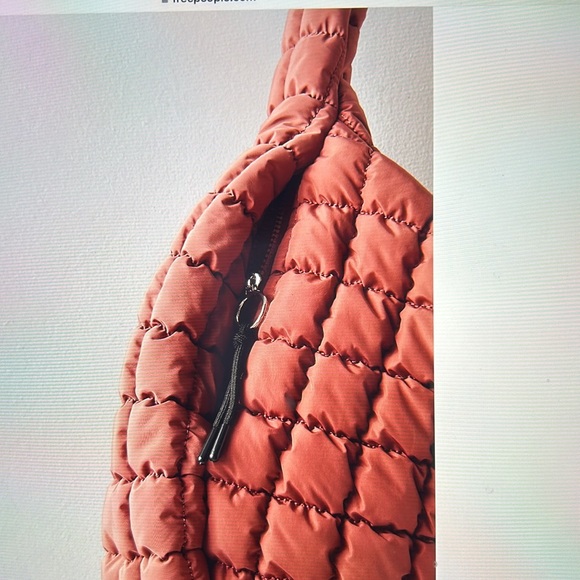 Free People Movement Quilted Carryall Color Dusty Rose - Picture 3 of 3